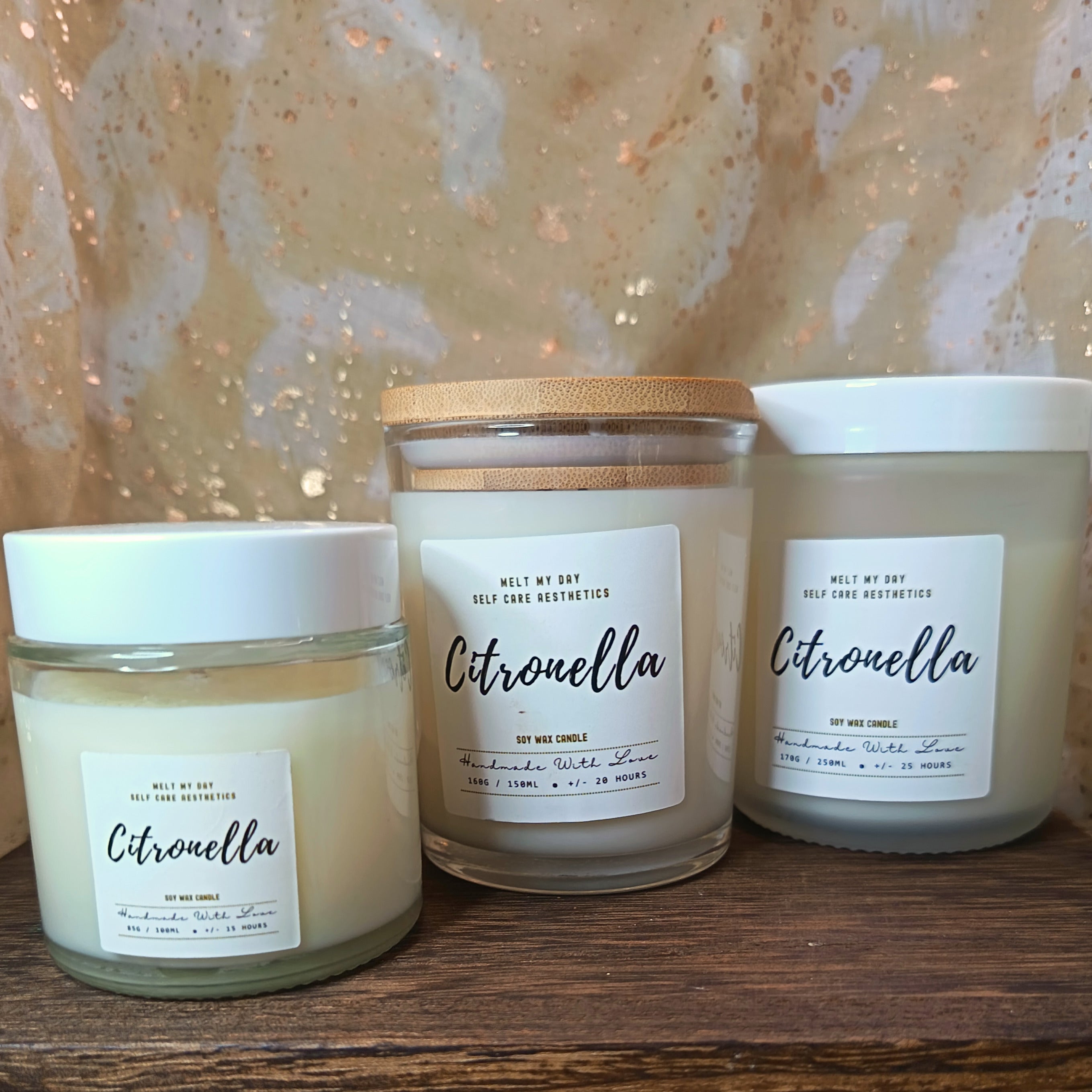 Citronella Scented Candle