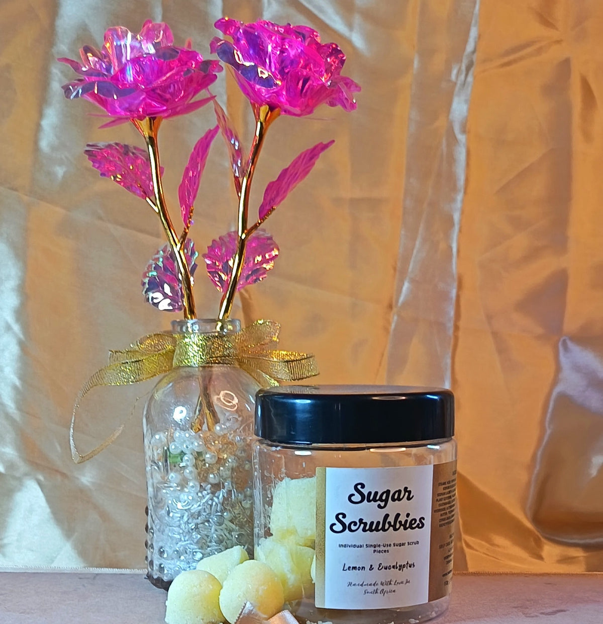 Lemon & Eucalyptus Sugar Scrubbies